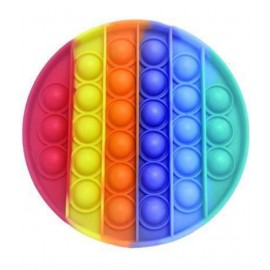 Popit Round Circle Toy Fidgets Toys Pop pit Fidget Toy Kids Fun Toys Fun Squeeze Silicone Among Us Pop it Brain Exercise Stress Relief Toys Sensory Toys Relaxing Game
