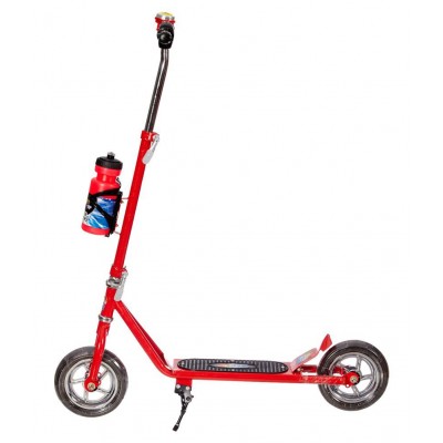 Power Ranger 2 Wheeler Scooter for Kids with Sipper Stand n Bell (Height Adjustable to 90 cm Upto 10 Years for Kids) (Red)