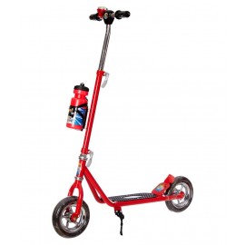 Power Ranger 2 Wheeler Scooter for Kids with Sipper Stand n Bell (Height Adjustable to 90 cm Upto 10 Years for Kids) (Red)