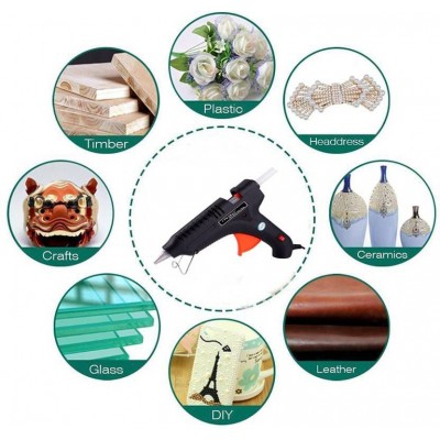 Premium 40 Watt Hot Glue Gun with 20 Glue Sticks For DIY/Crafts