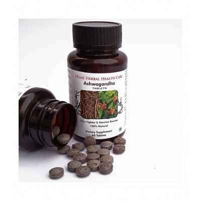 Prime Herbal Health Care Ashwagandha Tablets (60 Tablets) Tablet 500 mg Pack Of 1 Prime Herbal Health Care Ashwagandha Tablets (60 Tablets) Tablet 500 mg Pack Of 1
