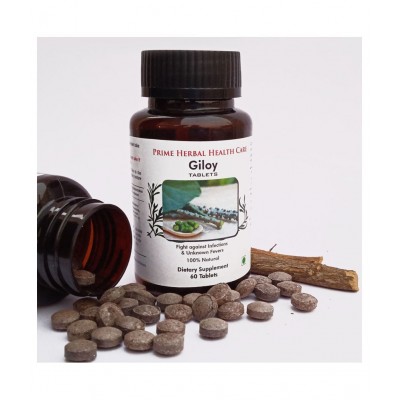 Prime Herbal Health Care Giloy Tablets (60 Tablets) Tablet 500 mg Pack Of 1