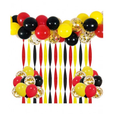 Printed Happy Birthday Party Decoration set for Room Decoration Balloon  (Multicolor, Pack of 40) )