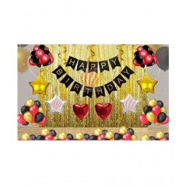 Printed Happy Birthday Party Decoration set for Room Decoration Balloon  (Multicolor, Pack of 40) )