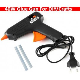 Professional Art 40 Watt Hot Glue Gun with 2 Glue Sticks For DIY/Crafts