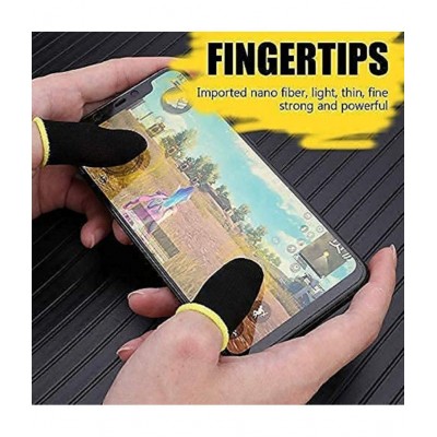 Pubg Breathable Anti-Sweat Thumb Sleeve, Slip-Proof Sweat Proof for Android & Finger Sleeve (Pack of 5)