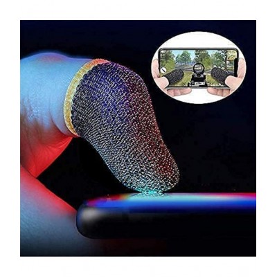 Pubg Breathable Anti-Sweat Thumb Sleeve, Slip-Proof Sweat Proof for Android & Finger Sleeve (Pack of 5)