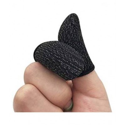 Pubg Breathable Anti-Sweat Thumb Sleeve, Slip-Proof SweatProof for Android & iOS Finger Sleeve (Pack of 2)