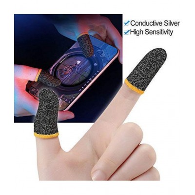 Pubg Breathable Anti-Sweat Thumbeat Proof for Android  Sleeve, Slip-Proof Sw&  Finger Sleeve (Pack of 3)