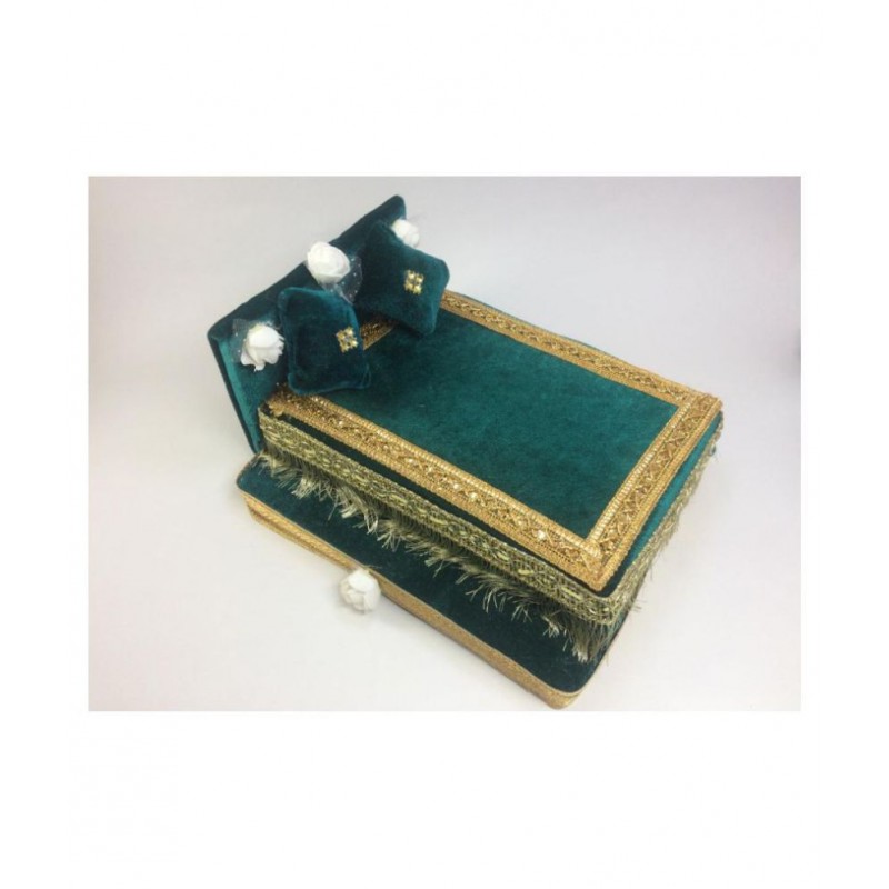 R D HANDICRAFT Thakur ji Beautiful Bed , Laddu Gopal ji Bed