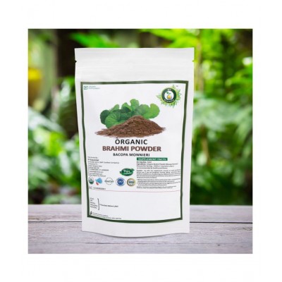 R V Essential Organic Brahmi Powder 100 gm Pack Of 1