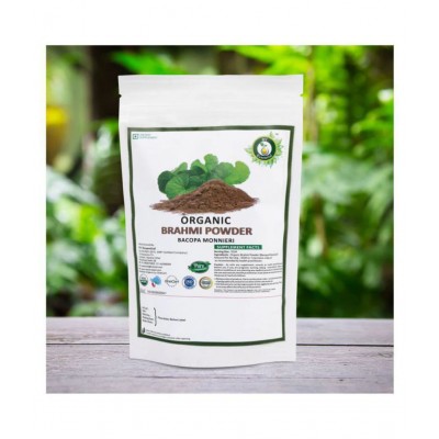 R V Essential Organic Brahmi Powder 200 gm Pack Of 1