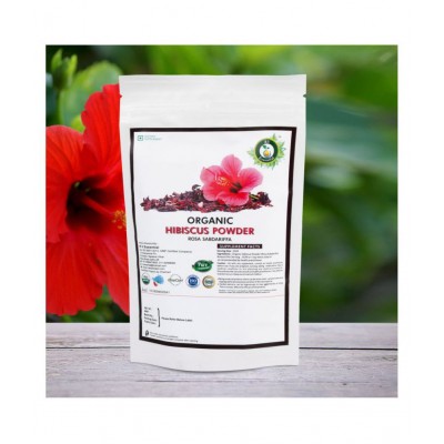 R V Essential Organic Hibiscus Powder 100 gm Pack Of 1