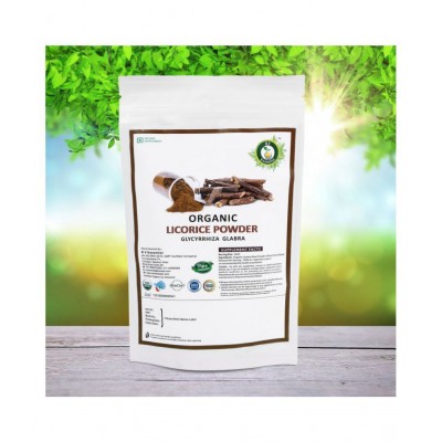 R V Essential Organic Licorice Powder 200 gm Pack Of 1