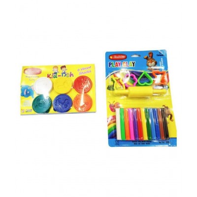 RABBIT Play Doh Set 6 colors 50g each|+Play Clay big set 12 colors|Play Doh Clay Set|Play Clay for Kids all colors|Dough set|clplay clayset|clay with moulds|Play Clay Dough for Kids with tools & moulds|3+ age group