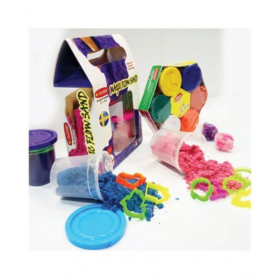 RABBIT'S Magic Flow Sand Gift Pack|+RABBIT Kid Doh Happy Pack|Play Doh |doh dough|dough clay set for kids|play dough for kids|Play Doh for Kids|sand for kids|sand clay with moulds|kinetic sand for kids with moulds|Age 3+