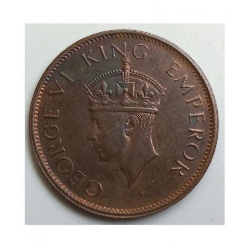 RARE & CUTE COLLECTIBLE: YEAR *1940* GEORGE VI KING EMPEROR QUARTER ANNA COIN, (UNC ) CONDITION