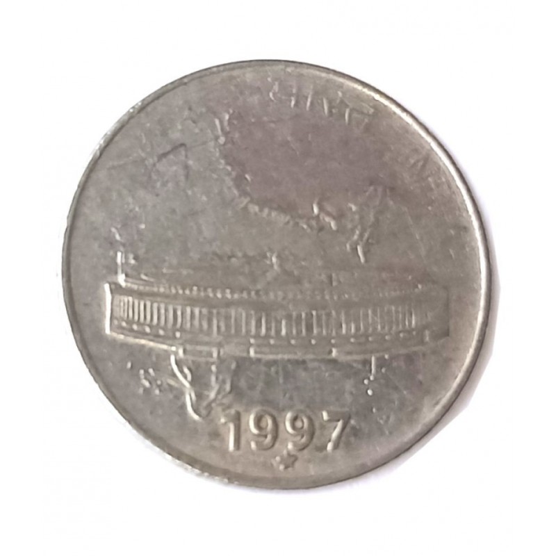 RARE 50 PAISE FERRIC STEEL (4 COINS ) DIFFIRENT YEARS FOR COLLECTION