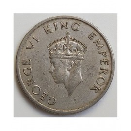RARE COLLECTIBLE  YEAR *1947*  GEORGE VI     (HALF RUPEE)   TIGER COIN, IN IMPRESSIVE CONDITION