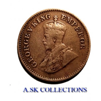 RARE HALF PICE YEAR 1936 GEORGE V KING EMPEROR FOR COLLECTION