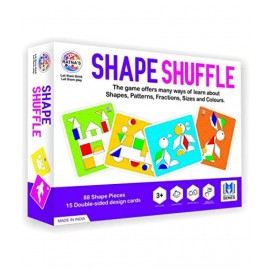 RATNA'S Educational Shape Shuffle STEM Toy to Learn Different Shapes and Objects with The Help of This Game