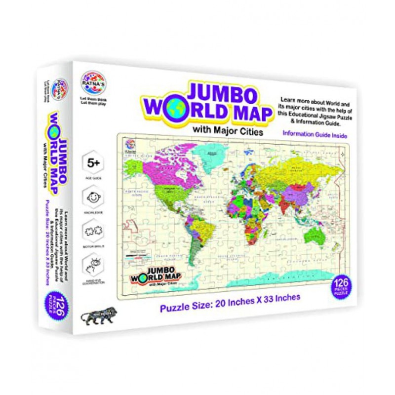 RATNA'S Premium Quality Jumbo World MAP