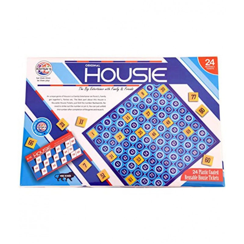 RATNA'S Premium Quality Original HOUSIE 24 Tickets(Reusable Tickets)