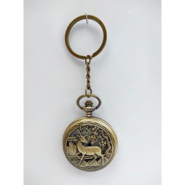 RAVARIYA GRAPHIC Gold Iron Keychain - Pack of 1