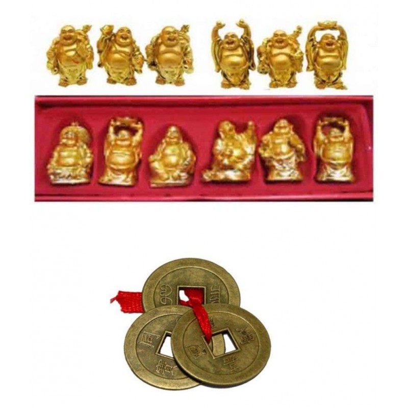 RAVARIYA GRAPHIC NA Ceramic Buddha Idol 8 x 10 cms Pack of 1