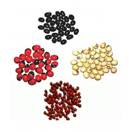ROSARYPEA - Guri GUNJA  - 11 Pieces x 4 Types - Loose Packed