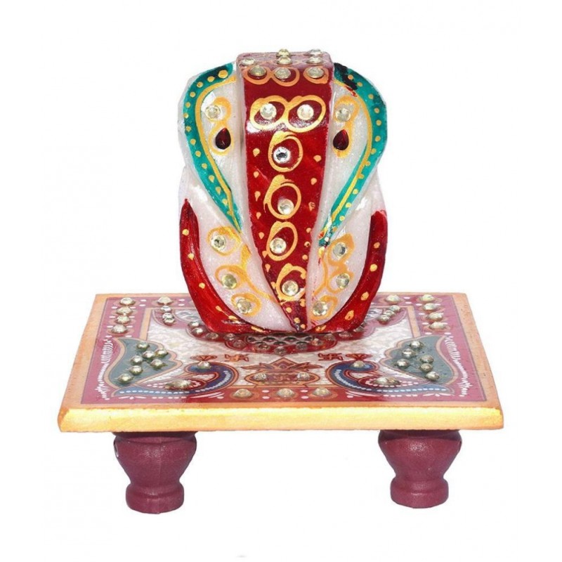 RUDRA DIVINE Lord Ganesha Marble Idol