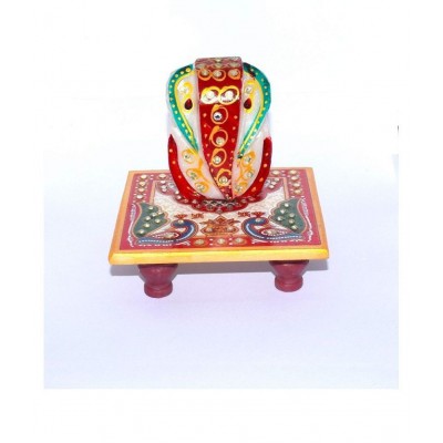 RUDRA DIVINE Lord Ganesha Marble Idol