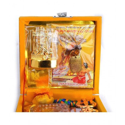 RUDRA DIVINE Shri Baglamukhi Yantra box | Complete puja set Kavach | Rudra Divine | Bagla Mukhi Pujan Poojan Box