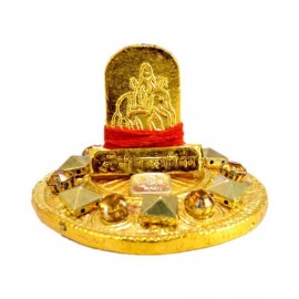 RUDRADIVINE Brass Gold Plated Shri Brihaspati Yantra