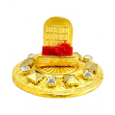 RUDRADIVINE Brass Gold Plated Shukra Yantra