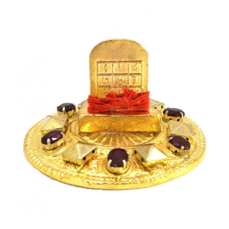 RUDRADIVINE Brass Gold Plated Sri Surya Dev Energized Yantra