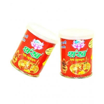 RUDRADIVINE Kumkum Roli Dark Red Kumkum Powder Roli for Tilak and Pooja(2 Pack of 30 gm Each)