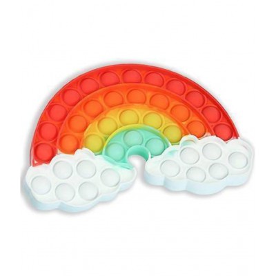 Rainbow & hand popit combo pack of 2 popit For Girls And Boys Best Fidgets Puppets Toys Finger Popping Toys For Kids Pop Up Pop Sound Toys Popit Game Fidget Set Best Novelty Gifts  (Multicolor)