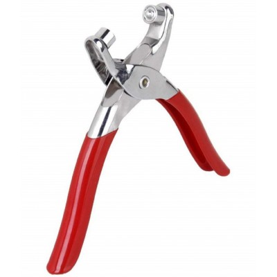Rangwell  GRO mmet Rivets Eyelet Setting Pliers Tool for Bags Shoes Leather Belt (red Grip)