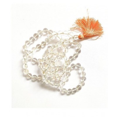 Rare Kind Gems Original Crystal Jaap Sphatik Mala For Lakshmi Pooja