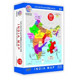 Ratna's Educational India MAP Jigsaw Puzzle (99 Pieces)
