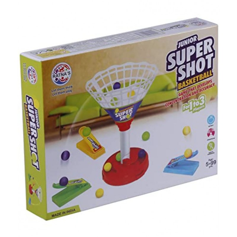 Ratna's Premium Quality Press & Launch Super Shot Basket Ball Junior