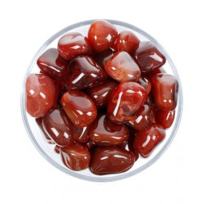 Red Carnelian Natural Agate Tumble Stone (100g)