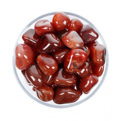 Red Carnelian Natural Agate Tumbled Stone