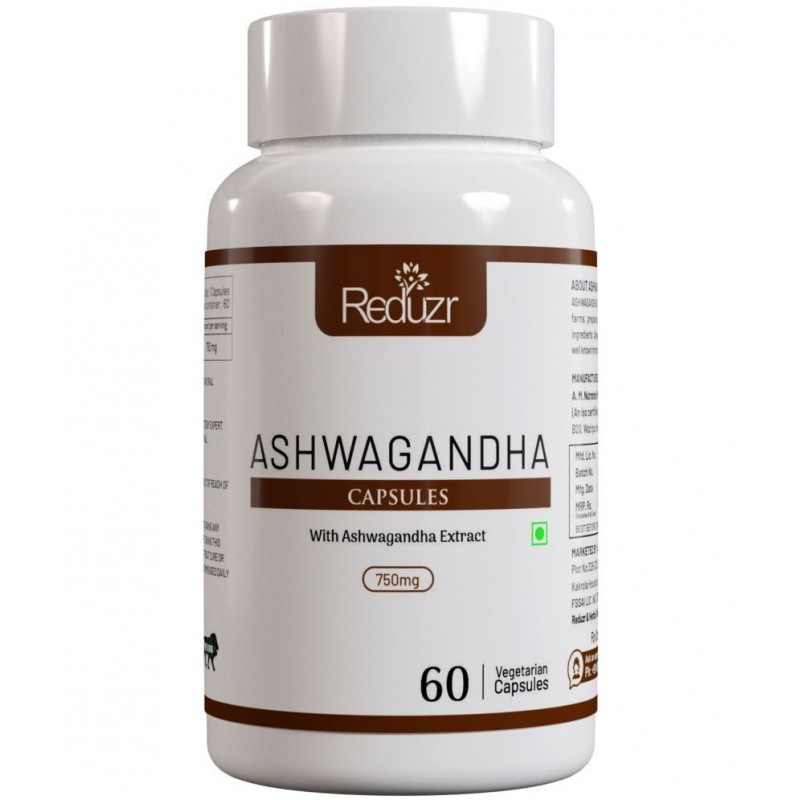 Reduzr Ashwagandha Capsule Immunity Power Capsule 60 no.s Pack Of 1