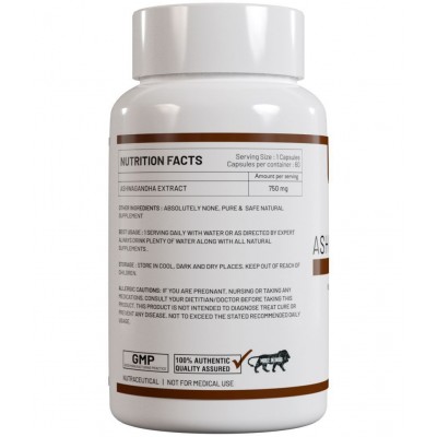 Reduzr Ashwagandha Capsule Immunity Power Capsule 60 no.s Pack Of 1