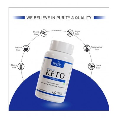 Reduzr Weight loss Keto Guru Capsule Fat Burner Tablet 60 no.s Natural Single Pack