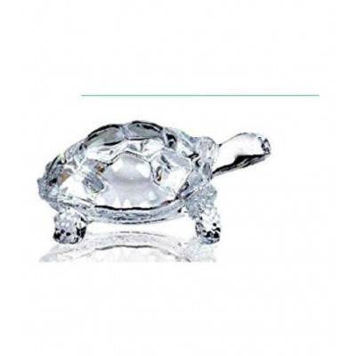 Religious Whitewhale Crystal Tortoise in Plate Feng Shui Vastu - Best Gift for Career and Luck