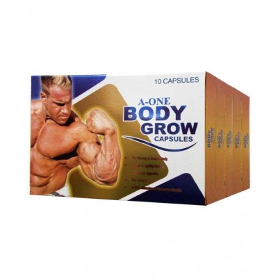 Rikhi A-One Body Grow (Builds Muscles) Capsule 100 no.s