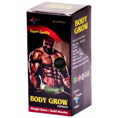Rikhi Body Grow Capsule 60 no.s Unflavoured Single Pack